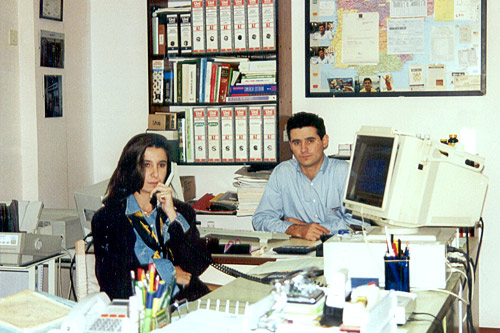 Ao 1993 - Primera oficina en Sierpes