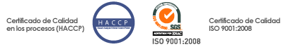 Certitificados de Calidad - ISO 9001:2008 - HACCP